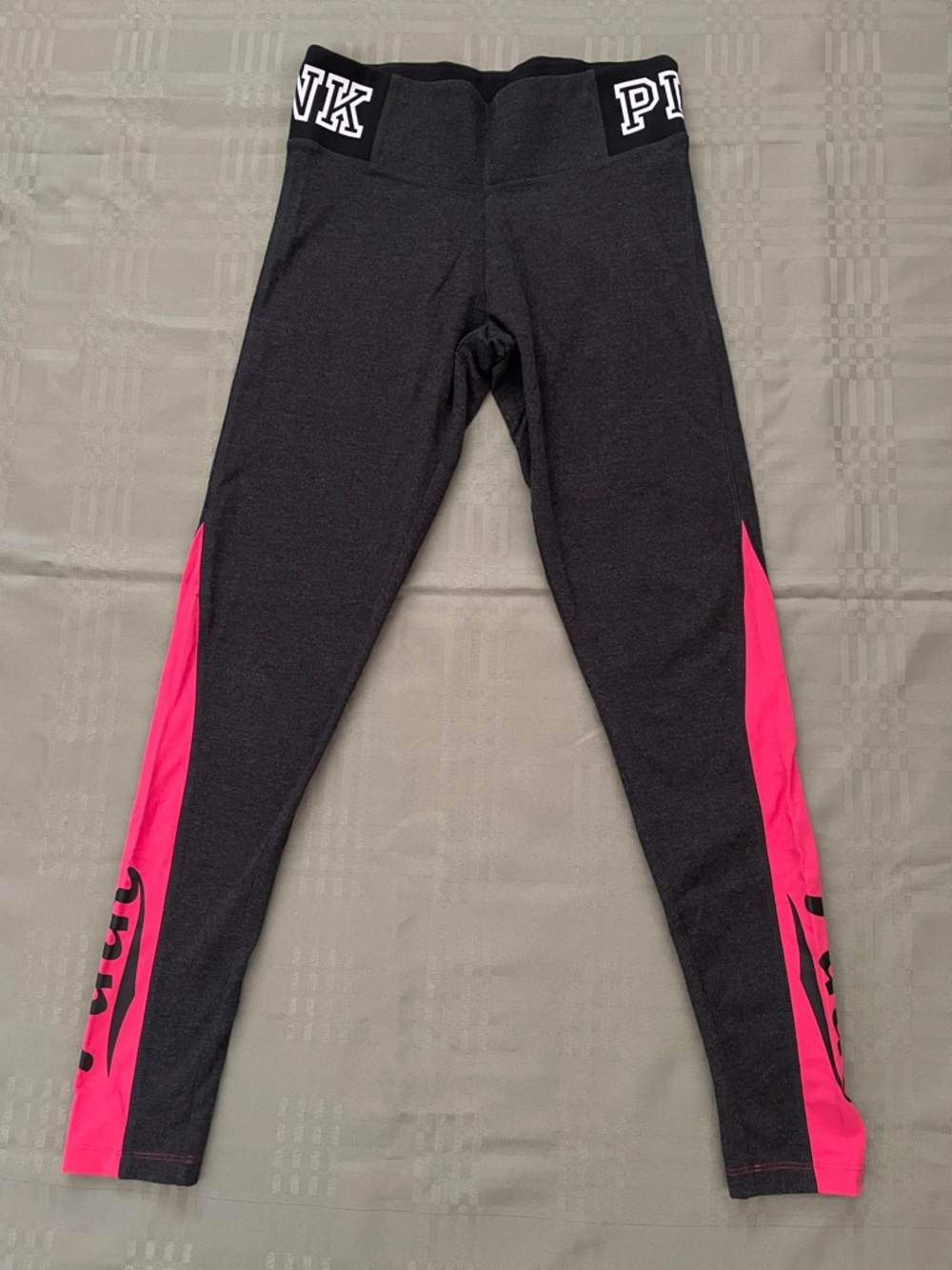 PINK Victoria's Secret Leggings with Pink Side Panels